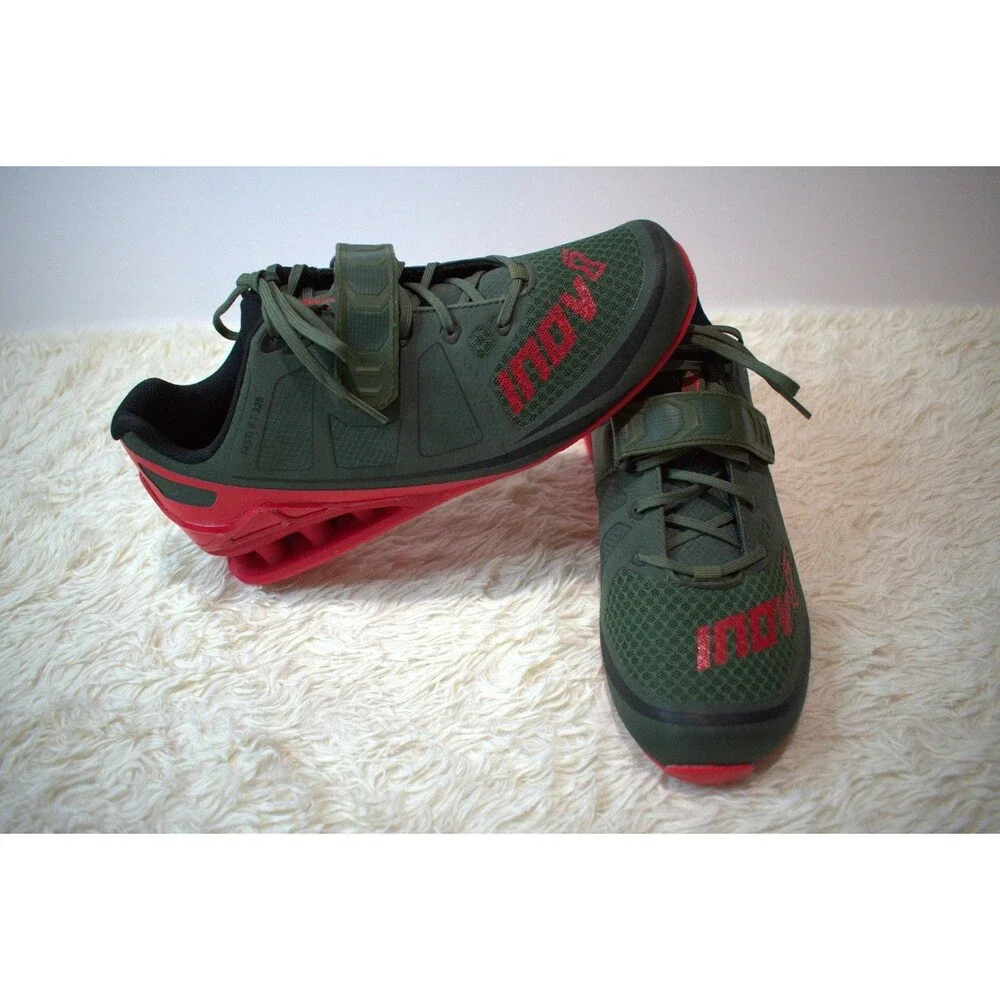 Inov-8 FastLift 325 Training Sneakers 000722‑GR‑RD‑01 Men's Size 9.5/Women's 11